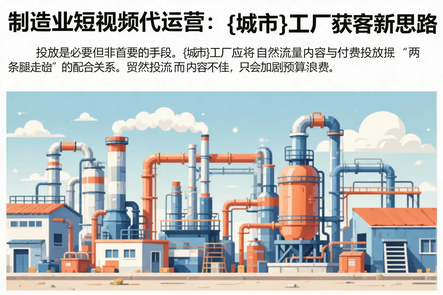 制造业短视频代运营:临沭工厂获客新思路